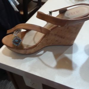 Cork Wedge Heels